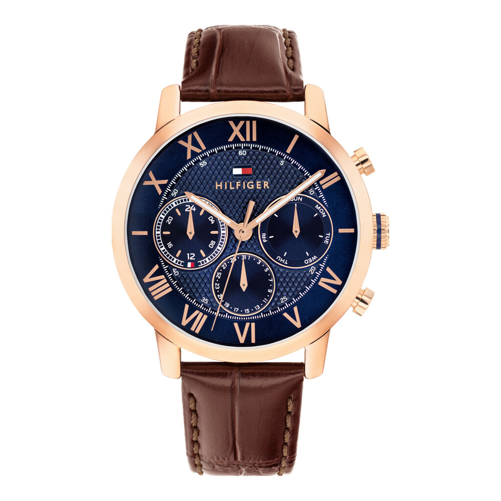 Montre Tommy Hilfiger Th-Oxford Bleu - F&ecirc;te des p&egrave;res Homme | Histoire d&rsquo;Or