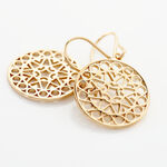 Boucles D'oreilles Pendantes Celso Plaqu&eacute; Or Jaune - Boucles d'oreilles fantaisie Femme | Histoire d&rsquo;Or