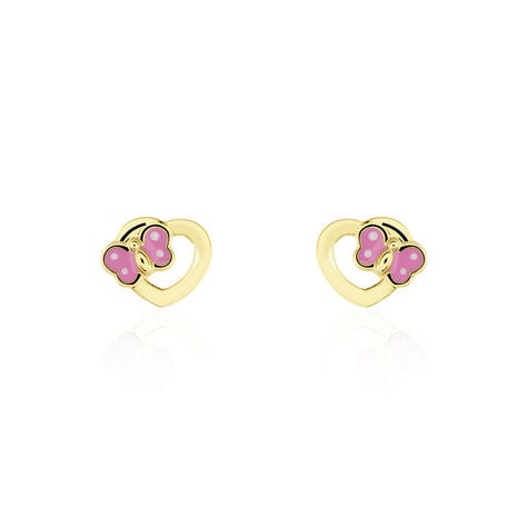 Boucles D'oreilles Puces Or Jaune Myrthale - Clous d'oreilles Enfant | Histoire d’Or