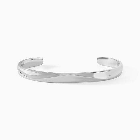 Bracelet Jonc Positano Acier Blanc - Bracelets joncs Homme | Histoire d’Or