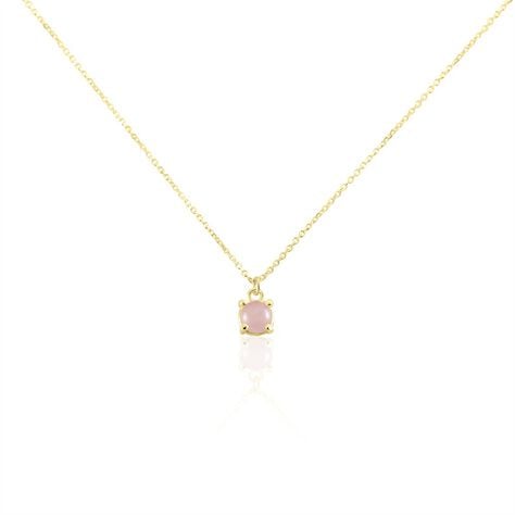 Collier Campsis Or Jaune Calcedoine - Colliers Femme | Histoire d’Or