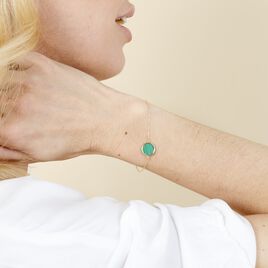 Bracelet Florica Or Jaune Malachite - Bracelets Femme | Histoire d’Or