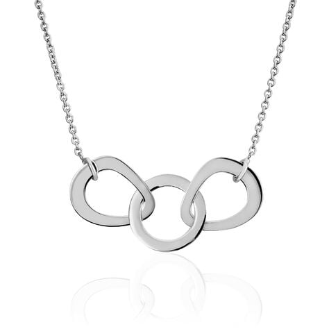 Collier Joy Argent Blanc - Colliers fantaisie Femme | Histoire d&rsquo;Or