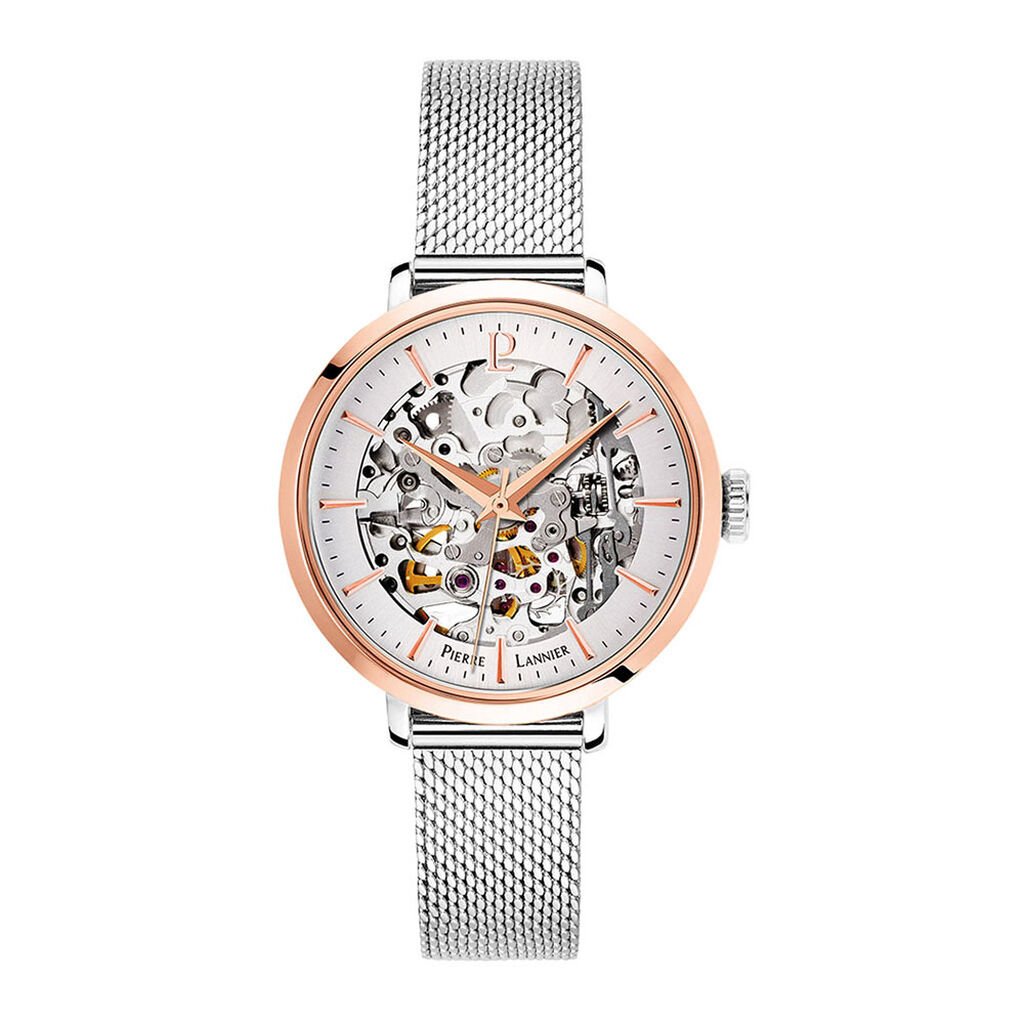 Montre Pierre Lannier Automatique 35 Argent - Montres Femme | Histoire d’Or
