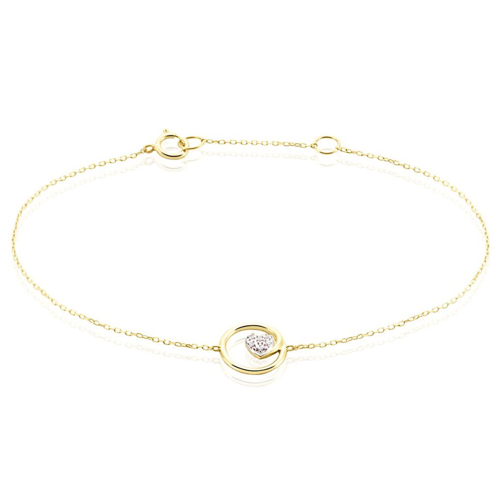Bracelet Or Jaune Theda Diamants - Bracelets Femme | Histoire d’Or