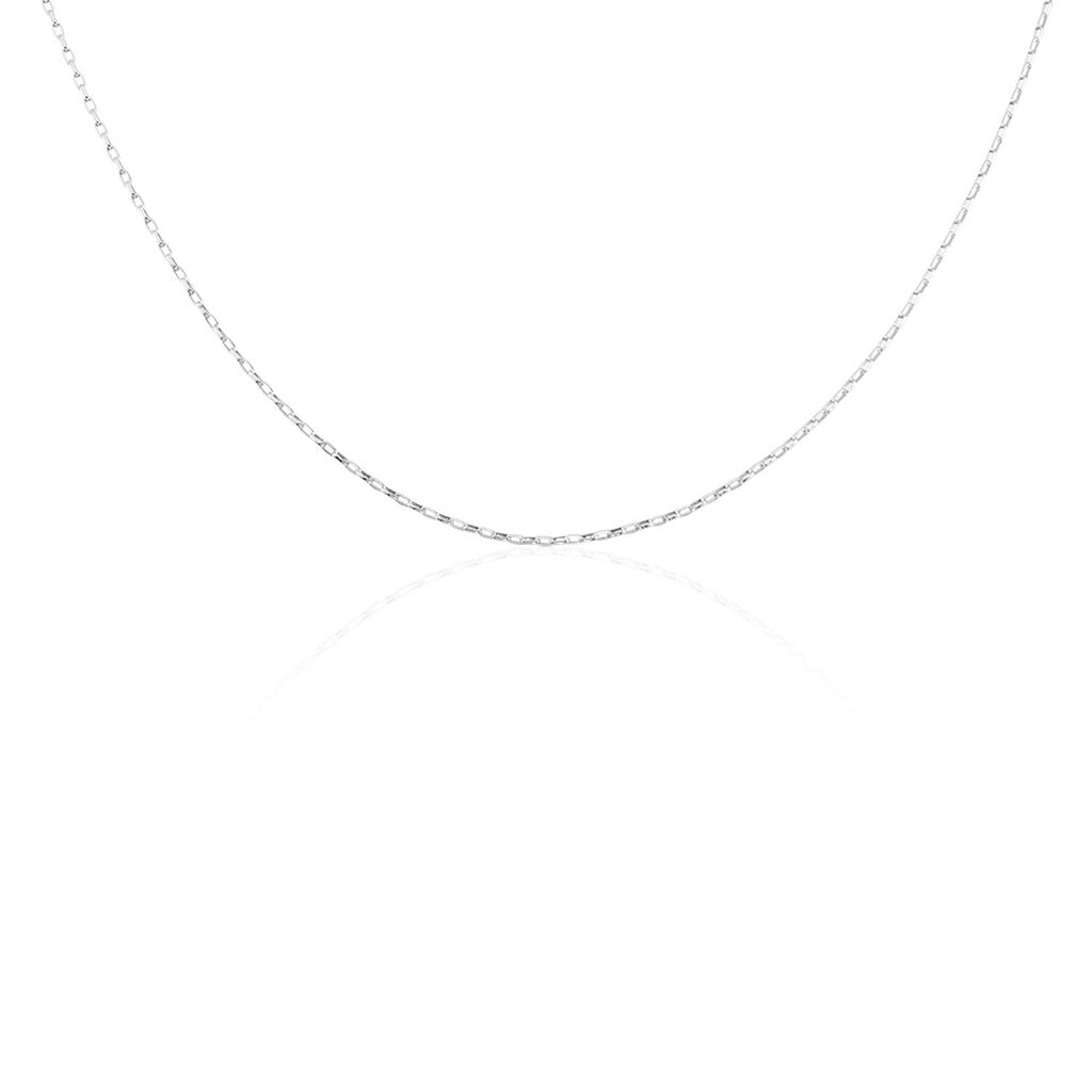 Collier Claudine Maille Forcat Argent Blanc - Colliers fantaisie Homme | Histoire d’Or