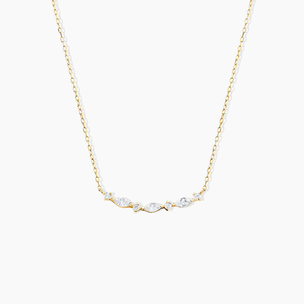 Collier Sparkle Or Jaune Oxyde De Zirconium - Colliers Femme | Histoire d&rsquo;Or