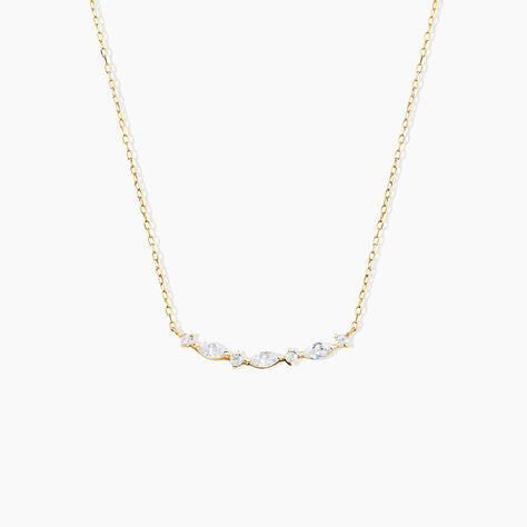 Collier Sparkle Or Jaune Oxyde De Zirconium - Colliers Femme | Histoire d&rsquo;Or