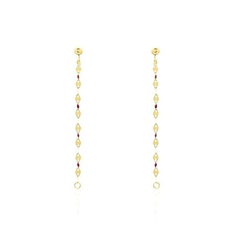 Boucles D'oreilles Pendantes Or Jaune Asteria - Boucles d'oreilles pendantes Femme | Histoire d’Or
