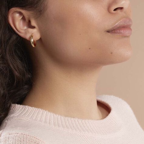 Créoles Antiope Or Jaune - Boucles d'oreilles créoles Femme | Histoire d’Or