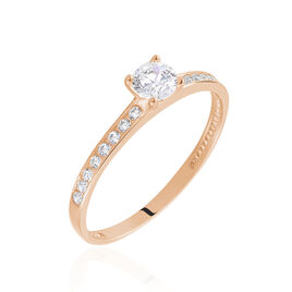 Bague Or Rose Harem Oxyde - Bagues solitaires Femme | Histoire d’Or
