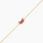 Bracelet Sulivia Papillon Or Jaune - Bracelets Enfant | Histoire d&rsquo;Or