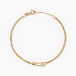 Bracelet Virguinia Or Jaune Oxyde De Zirconium - Bracelets Femme | Histoire d&rsquo;Or