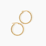 Cr&eacute;oles Cayla Argent Dor&eacute; A L'Or 750/1000 - Boucles d'oreilles cr&eacute;oles Femme | Histoire d&rsquo;Or