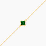 Bracelet Marvella Or Jaune Malachite - Bracelets Femme | Histoire d&rsquo;Or