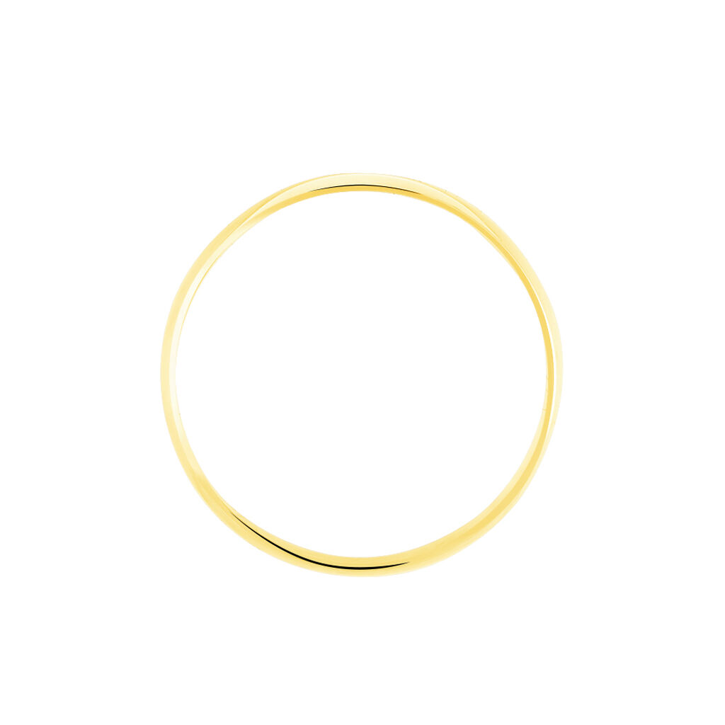 Alliance Demi Jonc Classique Or Jaune - Alliances Famille | Histoire d’Or