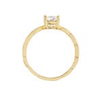 Bague Plaqu&eacute; Or Kurt Oxydes De Zirconium - Bagues solitaires Femme | Histoire d&rsquo;Or