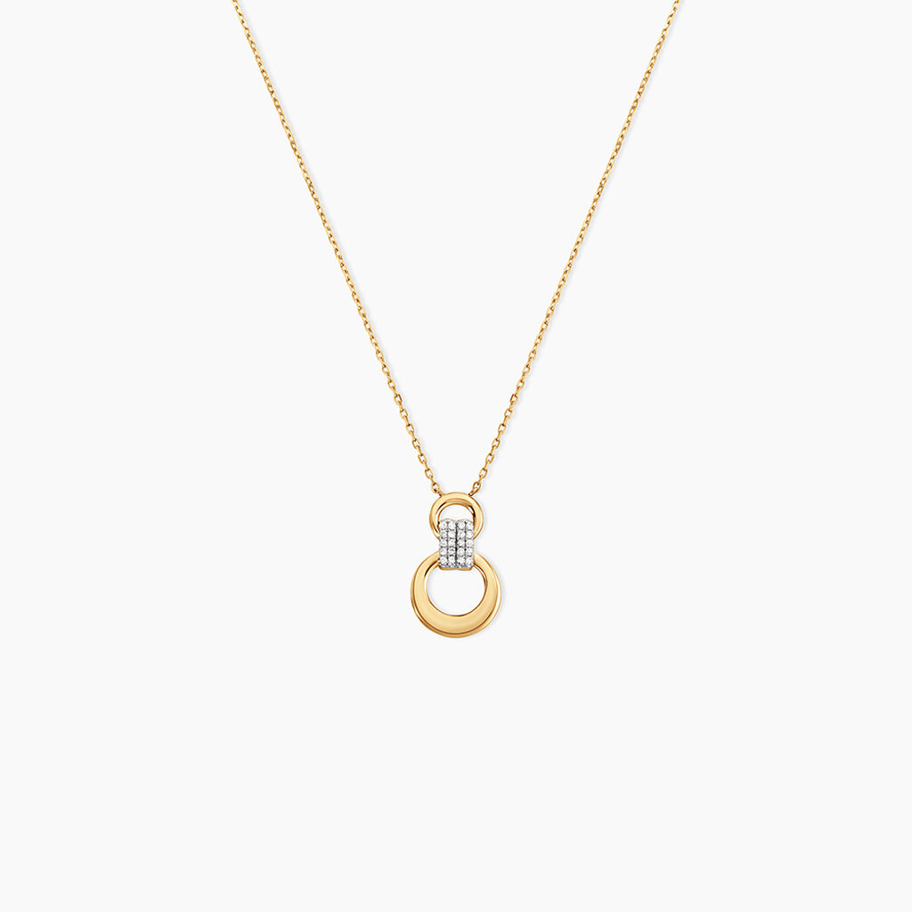 Collier Sena Or Jaune Diamant - Colliers  | Histoire d&rsquo;Or