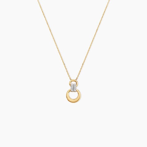 Collier Sena Or Jaune Diamant - Colliers  | Histoire d&rsquo;Or