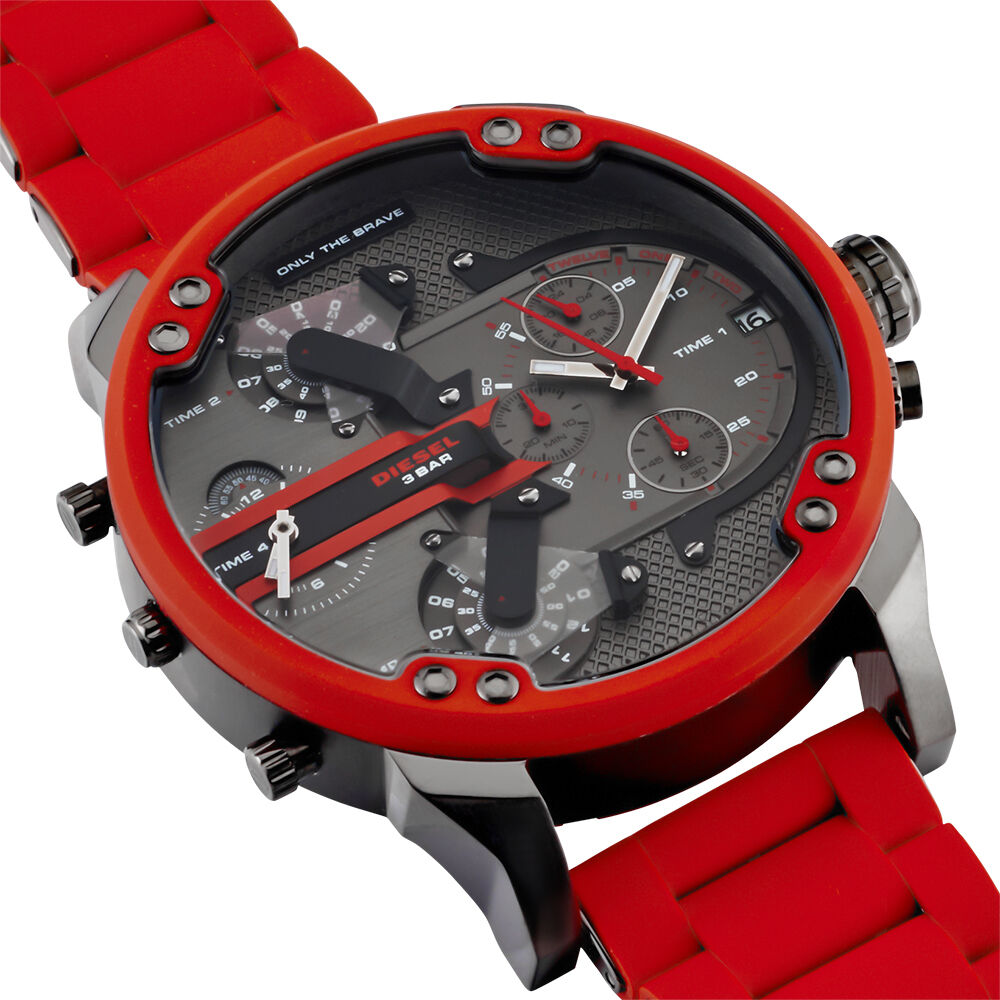 Montre diesel rouge dz7370 best sale