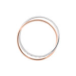 Alliance Hermana Ruban Plat Or Bicolore - Alliances Unisex | Histoire d&rsquo;Or