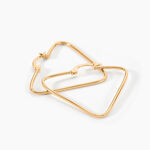 Cr&eacute;oles Doris Plaqu&eacute; Or Jaune - Boucles d'oreilles cr&eacute;oles Femme | Histoire d&rsquo;Or