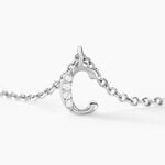 Collier Neruda Argent Blanc Oxyde De Zirconium - Colliers fantaisie Femme | Histoire d&rsquo;Or