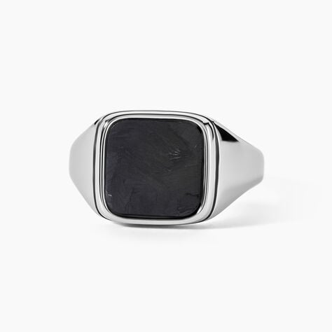 Chevalière Jourdan Jeremiah Acier Argenté - Chevalières Homme | Histoire d’Or