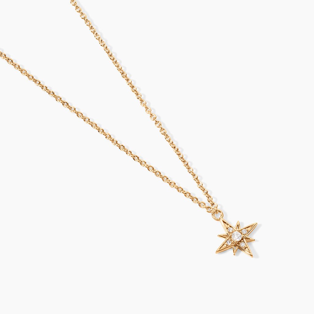 Collier Kazima Plaqué Or Oxydes De Zirconium - Colliers fantaisie Femme | Histoire d’Or