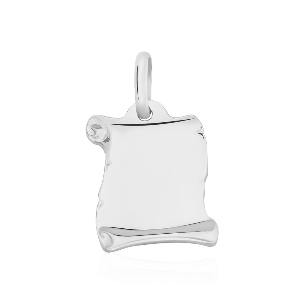 Pendentif Zodiaque Parchemin Argent Blanc - Pendentifs Zodiaque Famille | Histoire d’Or