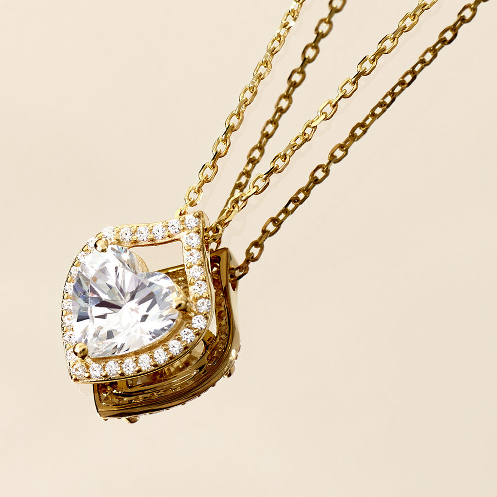 Collier Verounia Or Jaune Oxyde De Zirconium - Colliers Femme | Histoire d’Or