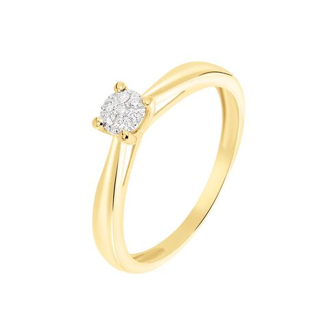 Bague Solitaire Artemis Or Jaune Diamant - Bagues solitaires Femme | Histoire d’Or