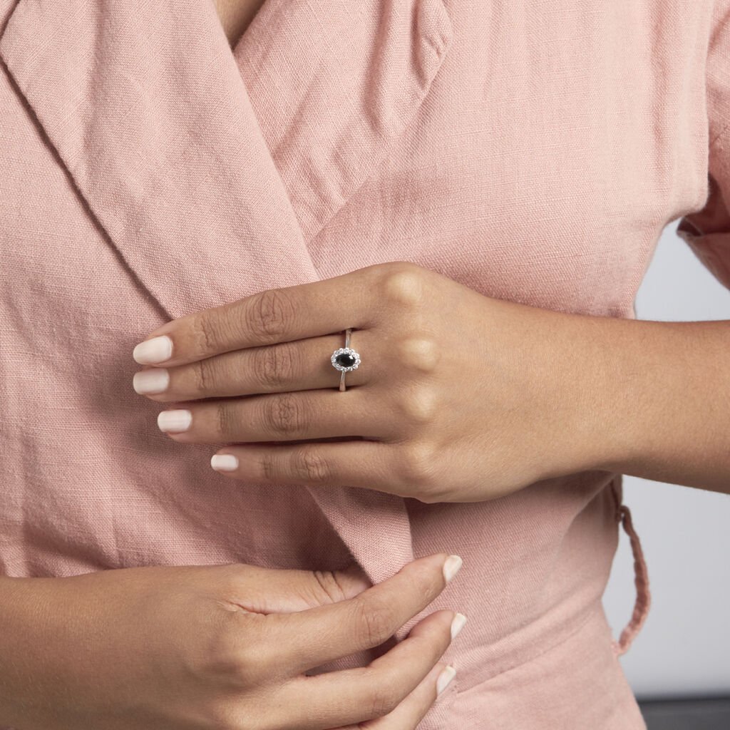 Bague Solitaire Eulalio Argent Blanc Oxyde De Zirconium - Bagues solitaires Femme | Histoire d’Or