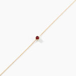 Bracelet Or Jaune Onora Rubis - Bracelets Femme | Histoire d&rsquo;Or
