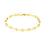 Bracelet Carlo Maille Marine Ronde Or Jaune