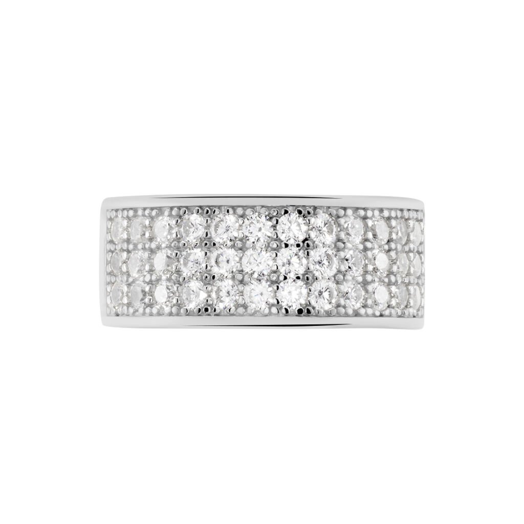 Bague Cecelia Argent Blanc Oxyde De Zirconium - Bagues avec pierre Femme | Histoire d&rsquo;Or