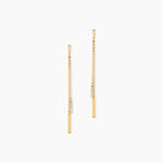 Boucles D'Oreilles Pendantes Ainhoaa Or Jaune Diamant - Boucles d'oreilles pendantes Femme | Histoire d&rsquo;Or
