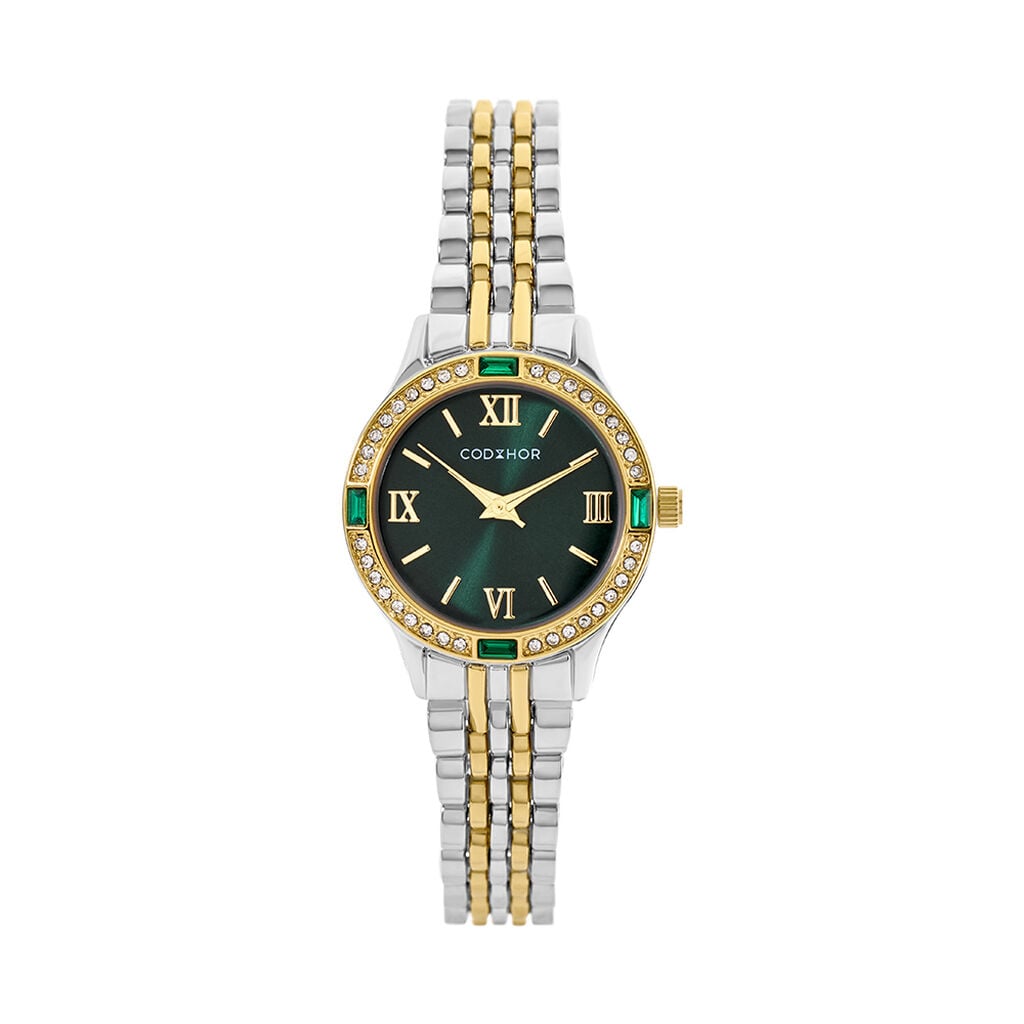 Montre Codhor Sam Vert - F&ecirc;te des m&egrave;res Femme | Histoire d&rsquo;Or