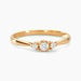 Bague Les Inseparables Or Jaune Diamant - Bagues solitaires Femme | Histoire d’Or