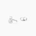Boucles D'oreilles Puces Melyna Argent Blanc Oxyde De Zirconium - Boucles d'oreilles fantaisie Femme | Histoire d’Or