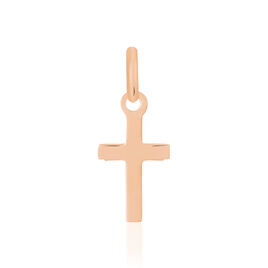 Pendentif Alyssa Croix Or Rose - Pendentifs Baptême Famille | Histoire d’Or