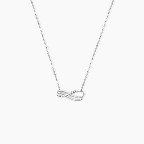 Collier Lylou Argent Blanc Oxyde De Zirconium - Nouveautés Femme | Histoire d’Or