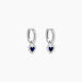 Cr&eacute;oles Lovia Argent Blanc Lapis Lazuli Oxyde De Zirconium - Boucles d'oreilles cr&eacute;oles Femme | Histoire d&rsquo;Or