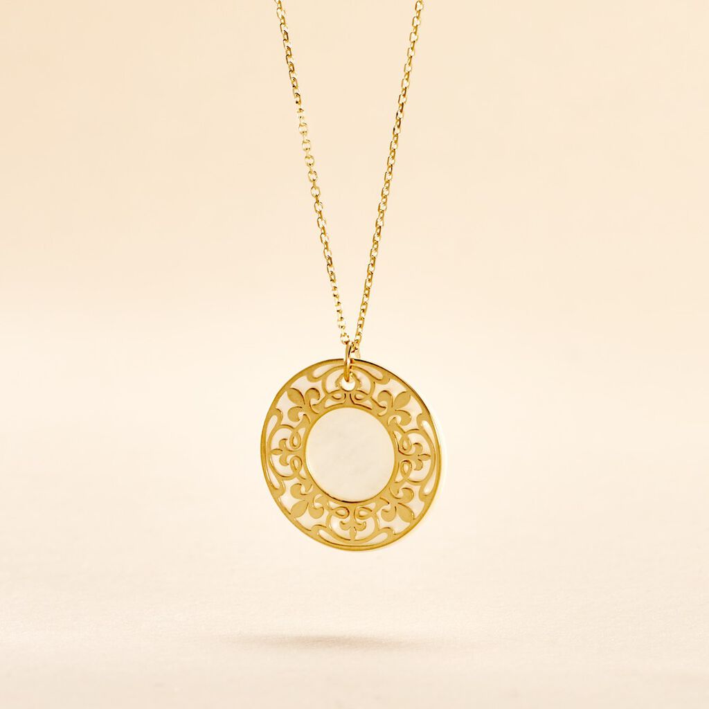Collier Gisselle Or Jaune Nacre - Colliers Femme | Histoire d’Or