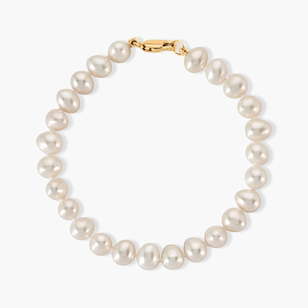 Bracelet Merrane Or Jaune Perle De Culture - Bracelets Femme | Histoire d&rsquo;Or