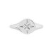 Bague Perona Argent Blanc Oxyde De Zirconium - Chevalières Femme | Histoire d’Or
