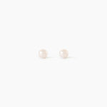Boucles D'Oreilles Puces Bianca Or Jaune Perle De Culture - Clous d'oreilles Enfant | Histoire d&rsquo;Or