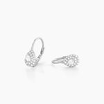 Boucles D'oreilles Pendantes Feyza Argent Blanc Oxyde De Zirconium - Boucles d'oreilles fantaisie Femme | Histoire d&rsquo;Or