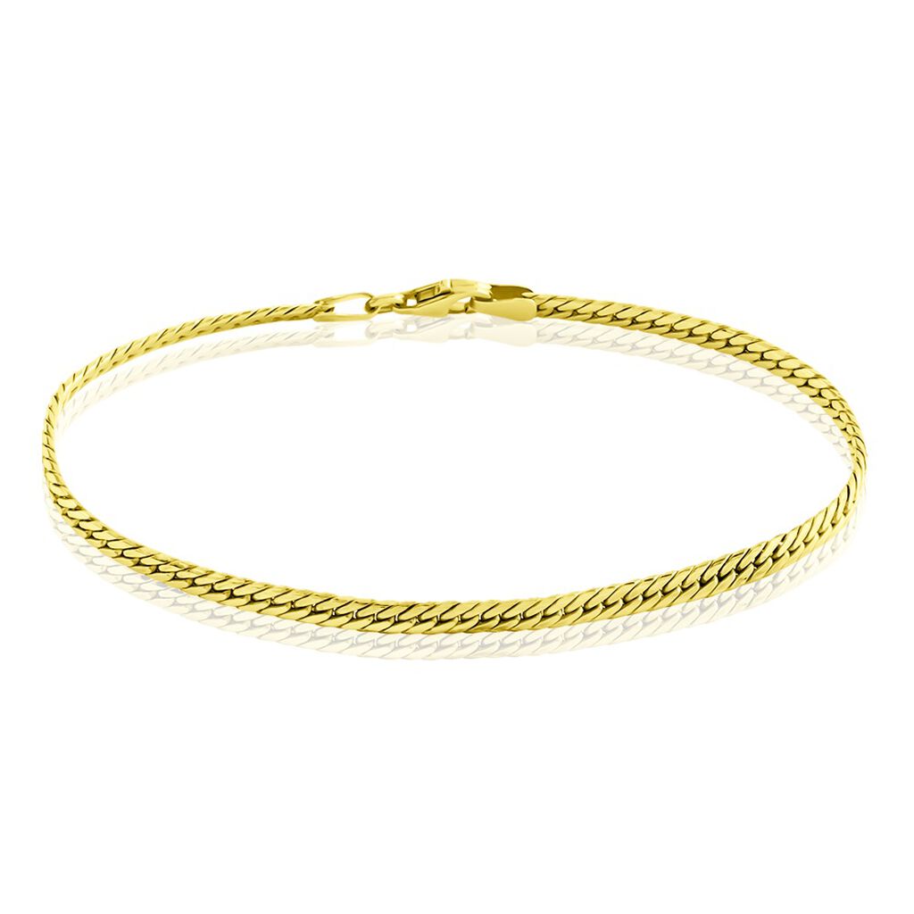 Bracelet Izel Maille Anglaise Or Jaune - Bracelets cha&icirc;ne Femme | Histoire d&rsquo;Or