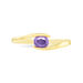 Bague Camilia Or Jaune Amethyste - Bagues solitaires Femme | Histoire d’Or